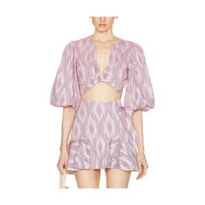 Alexis 'Iris' Pink Cotton Top Size XS